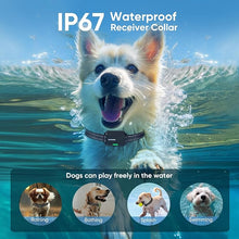 Load image into Gallery viewer, Dog Shock Collar 2 Dogs (5-120Lbs) - 4500FT Dog Training Collar with 3 Training Modes, Security Lock,Reflective Nylon Colar?IP67 Waterproof?Rechargeable Remote e-Collar for All Breeds, Sizes
