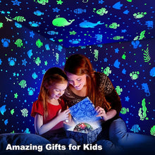 Load image into Gallery viewer, Night Lights for Kids Room with Sound Machine.Kids White Noise Machine with 29 Soothing Sounds for Baby Sleeping Baby Night Light Ocean Projector.for Bedroom Decoration