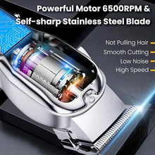 Load image into Gallery viewer, Hair Clippers for Men with Charger T-Blade Hair Beard Trimmer Kit Professional Clippers for Hair Cutting Kit with Led Display Cordless Clippers for Men Women Kids Barber Grooming Kit for Household