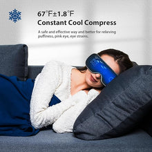 Load image into Gallery viewer, Fmalve Eye Massager with Heat and Cooling for Migraines, Dry Eyes, Heated Eye Mask Massager Improve Sleeping - Great Gifts for Fathers (Black)