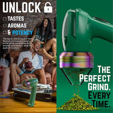 Load image into Gallery viewer, Mamba Original 1g Green USB Electric Herb Grinder. Small Portable Metal Herbal Grinder Machine & Spice Mill for the Kitchen