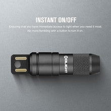 Load image into Gallery viewer, OLIGHT IMINI 2 EDC Rechargeable Keychain Flashlight, 50 Lumens Compact and Portable Mini Light, Tiny LED Keyring Lights with Built-in Battery Ideal for Everyday Carry and Emergencies (Black)