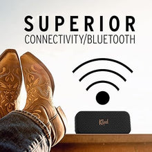 Load image into Gallery viewer, The Klipsch Nashville Portable Bluetooth Speaker with a 2.25" full range drivers for 360 degree audio, IP67 dust and waterproof rating, 24 hours of playtime for a premium live concert experience