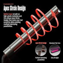 Load image into Gallery viewer, Bekind Apex 2-in-1 Hair Straightener Flat Iron | 1“ 460°F Straightener and Curler for All Hairstyles | UltraSmooth Tech | 15s Fast Heating & Temp Memory | Gift Set for Girls Wome (Galaxy Gray)