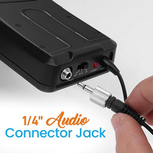 Load image into Gallery viewer, Pyle UHF Wireless Microphone System Kit - Portable Professional Cordless Microphone Set with Headset, Lavalier, Beltpack Transmitter, Receiver - Karaoke & Conference