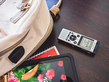 Load image into Gallery viewer, OM SYSTEM WS-882 4GB Digital Stereo Voice Recorder, Silver/Black