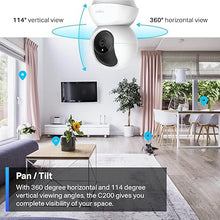 Load image into Gallery viewer, TP-Link Tapo Pan/Tilt Security Camera for Baby Monitor, Pet Camera w/Motion Detection, 1080P, 2-Way Audio, Night Vision, Cloud & SD Card Storage, Works with Alexa & Google Home (Tapo C200)