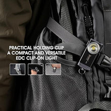 Load image into Gallery viewer, WUBEN G2 EDC Flashlight Rechargeable, Super Bright 500 Lumens Keychain Flashlight, 5 Modes LED Pocket Flashlight Compact, Small Mini Magnetic Work Light with Clip for Camping, Everyday Use (Black)