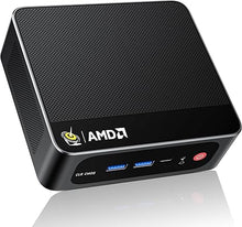 Load image into Gallery viewer, Beelink Mini PC, Ser5 5800H AMD Ryzen 7 (Up to 4.4GHz) 16GB DDR4 500GB PCle 3.0 SSD Mini Desktop Computer, 1000Mbps LAN, Wifi6/BT5.2,HDMI/DP/Type-c/4K Triple Display Micro Mini PC