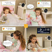 Load image into Gallery viewer, Kids Alarm Clock with Night Light,OK to Wake Clock for Kids,Stay in Bed Clock and Sleep Training,Nap Timer Temperature Detect Cute Kids Room Decor,Gift Ideas for Kids Toddler Boy Girl(Cat)