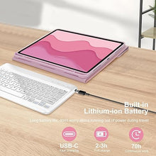 Load image into Gallery viewer, Keyboard Case for iPad Air 13 inch M2 2024 and iPad Pro 12.9 Case with Keyboard 6th/5th/4th/3rd Generation, Magnetic Detachable Wireless Keyboard, Smart Folio Cover with Pencil Holder, Auto Sleep/Wake