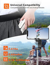 Load image into Gallery viewer, hohem iSteady Q Gimbal Stabilizer for Smartphone, 1 Axis Selfie Stick Tripod with Face Tracking, 360° Rotation, 4 in 1 Portable Phone Tripod w/Extendable Stick for iPhone 14/Android Video Recording