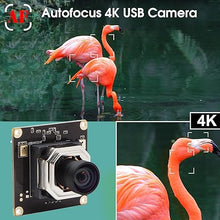 Load image into Gallery viewer, SVPRO Autofocus 4K USB Camera Module with Microphone, Ultra HD Mini USB Camera Board with 100 Degree Lens Wide Angle Without Distortion,USB Camera with IMX415 Sensor for Windows Mac Linux Android
