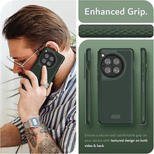 Load image into Gallery viewer, TUDIA MergeGrip Phone Case for OnePlus 12 5G 2024 - Military Grade, Drop Tested, Dual Layer, Shockproof, Anti-Slip, Heavy Duty & Protector Cover Protective Phone Case - Pine Green