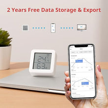 Load image into Gallery viewer, SwitchBot WiFi Hygrometer Thermometer with Hub, Dewpoint/VPD/Absolute Humidity Meter, Indoor Wireless Temperature Humidity Sensor Monitor with App Control, Compatible with Alexa, Google Home, IFTTT