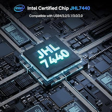 Load image into Gallery viewer, ACASIS 40Gbps M.2 NVMe SSD Enclosure, Upgraded Sturdy 8TB USB-C Aluminum External Hard Drive Enclosure with thunderbolt 4 cable 6.6ft/2m