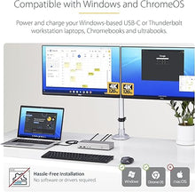 Load image into Gallery viewer, StarTech.com USB-C Docking Station (10-in-1, USB4), Up to 100W Charging for Laptop, 40Gbps Data Transfer, 2.5Gb Ethernet, Single 8K, Dual 4K Display, 6X USB (Not MacOS Compatible)