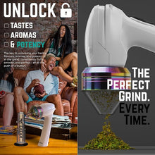 Load image into Gallery viewer, Mamba Loader XL 2g White USB Electric Herb Grinder. Small Portable Metal Herbal Grinder Machine & Spice Mill for the Kitchen