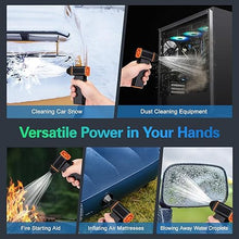 Load image into Gallery viewer, Compressed Air Duster Electric Air Duster 130000RPM Super Powerful Turbo Dry Violent Jet Fan Air Blower Gun Rechargeable Cordless Computer Electronic Keyboard PC Fan Car Cleaning Refillable Air Duster