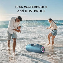 Load image into Gallery viewer, ZEALOT Bluetooth Speaker,120W Wireless Speaker with Booming Bass,IP67 Waterproof Speaker with LED Light, PowerBank,Bluetooth 5.2, Loud Bluetooth Speaker for Camping,Beach,Gifts(Blue)