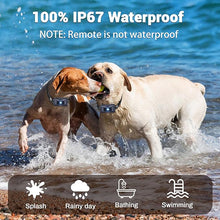 Load image into Gallery viewer, Shock Collar for Dogs - 4265ft Waterproof Training Collar with Flashing Light for Small Medium Large Dogs with Rechargeable Remote, Beep (1-8), Vibration(1-16), Safe Shock(1-99) (Black)