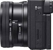 Load image into Gallery viewer, Sony Alpha a6400 Mirrorless Camera: Compact APS-C Interchangeable Lens Digital Camera with Real-Time Eye Auto Focus, 4K Video, Flip Screen & 16-50mm Lens - E Mount Compatible - ILCE-6400L/B, Black