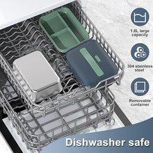 Load image into Gallery viewer, Electric Lunch Box for Adults, 1.8L Heated LunchBox for Adults for Car Truck, 12V/24V/110V/220V Portable Food Warmer Lunch Box,100W Heating Lunchbox for Work with Lunch Tote