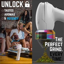 Load image into Gallery viewer, Mamba Original 1g Smoky USB Electric Herb Grinder. Small Portable Metal Herbal Grinder Machine & Spice Mill for the Kitchen