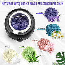 Load image into Gallery viewer, Waxing Kit - Wax Warmer for Hair Removal, Hard Wax Beans for Full Body, Legs, Face, Eyebrows, Bikini, Brazilian Waxing for Women Men