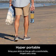 Load image into Gallery viewer, Ninja Blast Portable Blender, Cordless, 18oz. Vessel, Personal Blender For-Shakes and Smoothies, BPA Free, Leakproof-Lid and Sip Spout, USB-C Rechargeable, Dishwasher Safe, Metallic Blue, BC151BM