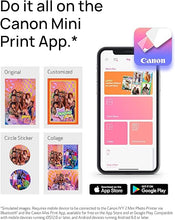 Load image into Gallery viewer, Canon Ivy 2 Mini Photo Printer, Print from Compatible iOS & Android Devices, Sticky-Back Prints, Blush Pink
