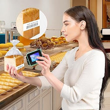 Load image into Gallery viewer, TIJ-T1 Portable Handheld Inkjet Printer, Mini Handheld Printer with Solvent Quick Drying Ink Cartridge Pocket Inkjet Coding Machine for Date Logo Batch Series Number Barcode QRCode etc