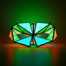 Load image into Gallery viewer, TOSY Magnet Pyramid Glow - 1 Cube Transforms into 1 Billion Shapes, 243 Rare Earth Magnets, Glowing Holographic Design, Spinner Accessory, Fidget/Puzzle/Sensory/STEAM Toy, Christmas Birthday Gift