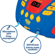 Load image into Gallery viewer, Lexibook - Paw Patrol - Bluetooth CD Player for Kids – Portable, Multicoloured Light Effects, Microphone Jack, Aux-in Jack, AC or Battery-Operated, Girls, Boys, Blue/Red, RCD109PA