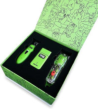 Load image into Gallery viewer, TPOB Slime 2 Barber Hair Clippers Trimmer Shaver Set for Men with Matte Green Case and X Fade Blade