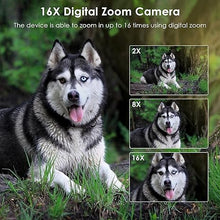 Load image into Gallery viewer, VJIANGER 2024 Upgrade 4K Digital Camera for Photography with 32GB SD Card, 64MP Vlogging Cmaera for YouTube with Front and Rear Camera, Camera Case, WiFi, 3000mAh Battery, 4.0" Touch Screen(Black)