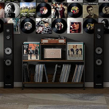 Load image into Gallery viewer, Home Speaker with Premium Audio | Rich Bass, Rotary Dial for Volume Control | Toggle Switch, Wireless Bluetooth & 3.5mm Aux Input for Turntable | Record Player, AC Powered (Upgraded Version)