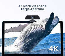 Load image into Gallery viewer, Enther & MAXHUB 4K Stream Webcam with Microphone,Autoframing,Ultra 4K HD Video Calling,Noise-Canceling mic,HD Auto Light Correction,Wide Field of View,Works with Microsoft Teams,Zoom,Google Voice