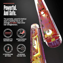 Load image into Gallery viewer, Bekind Apex 2-in-1 Hair Straightener Flat Iron | 1“ 460°F Straightener and Curler for All Hairstyles | UltraSmooth Tech | 15s Fast Heating & Temp Memory | Gift Set for Girls Women (Apex Peach)