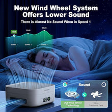 Load image into Gallery viewer, Air Purifier TDBYWAE Air Purifiers for Home Bedroom Up to 600 ft², True HEPA Air Purifier for Pets Dust Dander Pollen Odor Smoke, Portable Car Air Purifier for Travel(White)