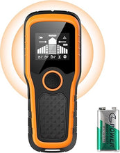 Load image into Gallery viewer, Stud Finder Wall Scanner, Advanced 5-in-1 Detector for Wood, Metal, Joists, Pipes, and AC Wires, Upgraded Intelligent Chip, High-Definition LCD Display, and Audible Alarm