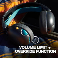 Load image into Gallery viewer, Skullcandy Grom Over-Ear Wireless Headphones for Kids, 45 Hr Battery, Volume-Limiting, Works with iPhone Android and Bluetooth Devices - Black