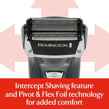 Load image into Gallery viewer, Remington F5 Power Series Foil Shaver, Electric Razor for Men, Cordless Rechargeable with Pop Up Trimmer, Pivot & FlexFoil Technology, Lightweight Handheld Design, Black