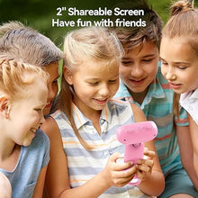 Load image into Gallery viewer, TOMLOV P30 Microscope for Kids, Portable 1000X 2 LCD Digital Microscope for Slides, HD Camera & Video, Pocket Magnifying Glass with Light, Handheld Magnifier for Home Science Education, Mini Scope