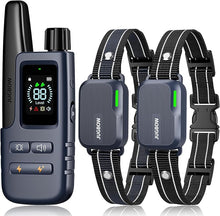 Load image into Gallery viewer, Jugbow Dog Shock Collar 2 Dogs (10-120Lbs) - 3300FT Dog Training Collar with Remote IPX7 Waterproof Electric Collar with 4 Training Modes, Rechargeable e-Collar for Lager Medium Small Dog Dark Blue