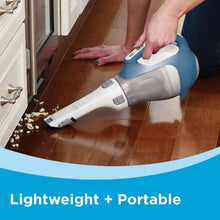 Load image into Gallery viewer, BLACK+DECKER dustbuster AdvancedClean/ Handheld Vacuum Cordless, Compact Home and Car Vacuum with Crevice Tool, Rotating Nozzle and Charging Station, Large Dust Bowl (CHV1410L)