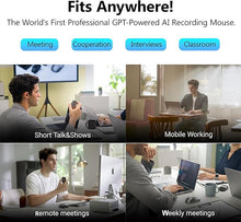 Load image into Gallery viewer, 2025 New Wireless Mouse - 3 in 1 Detachable Computer Mouse, Presenter Presentation Pointers Remote with Laser, Ultra-Lightweight, Compatible with PC/Mac/Laptop (No ChatGPT, No Recording, Silver)