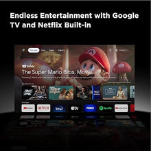 Load image into Gallery viewer, TCL A1 1080p FHD Smart Projector with Google TV and Netflix Certified, Outdoor/Indoor, WiFi/Bluetooth, 16W Audio, Dolby Digital Audio Processing, Game Mode, 120-Inch Screen