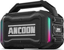Load image into Gallery viewer, Speakers Bluetooth Wireless: 80W(Peak) Loud Speaker with Bass, 20H Playtime, IPX6 Waterproof, Large Jobsite Speakers for Work, Outdoor, Workshop, Garage, Portable Speaker with TWS (Black)