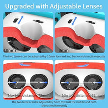 Load image into Gallery viewer, DEVASO Upgraded VR Headset for Nintendo Switch & Switch OLED Model, Switch Virtual Reality Glasses with Adjustable HD Lenses and Comfortable Head Strap, Labo VR Kit Accessories, Cool Stuff for Boys